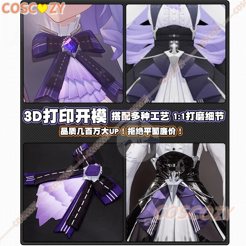 Game ZZZ Zenless Zone Zero Vivian Cosplay Costume Wig Dress Uniform Headwear Mockingbird Carnival Party Women Girls Con Clothes
