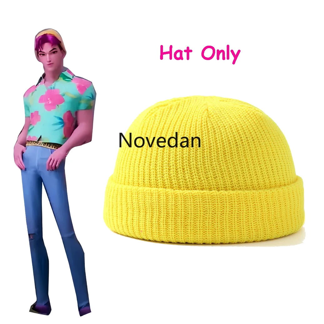 Demon Hunters Saja Boys Abby Cosplay Costume Wig Hat T Shirt TShirt Pants Men Kids Roleplay Outfit Halloween Carnival Suit