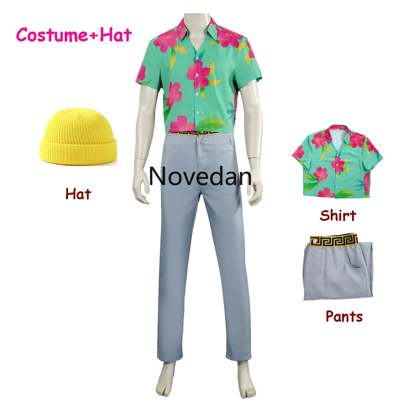 Demon Hunters Saja Boys Abby Cosplay Costume Wig Hat T Shirt TShirt Pants Men Kids Roleplay Outfit Halloween Carnival Suit
