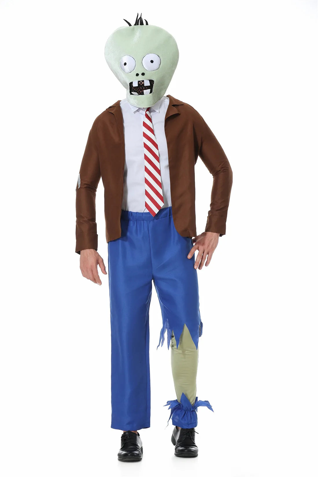 Adults Boys Halloween Cosplay Funny Game Zombies Novelty Costtume Mask Outfit Clothes Festival Carnival Dress Up Party Suit