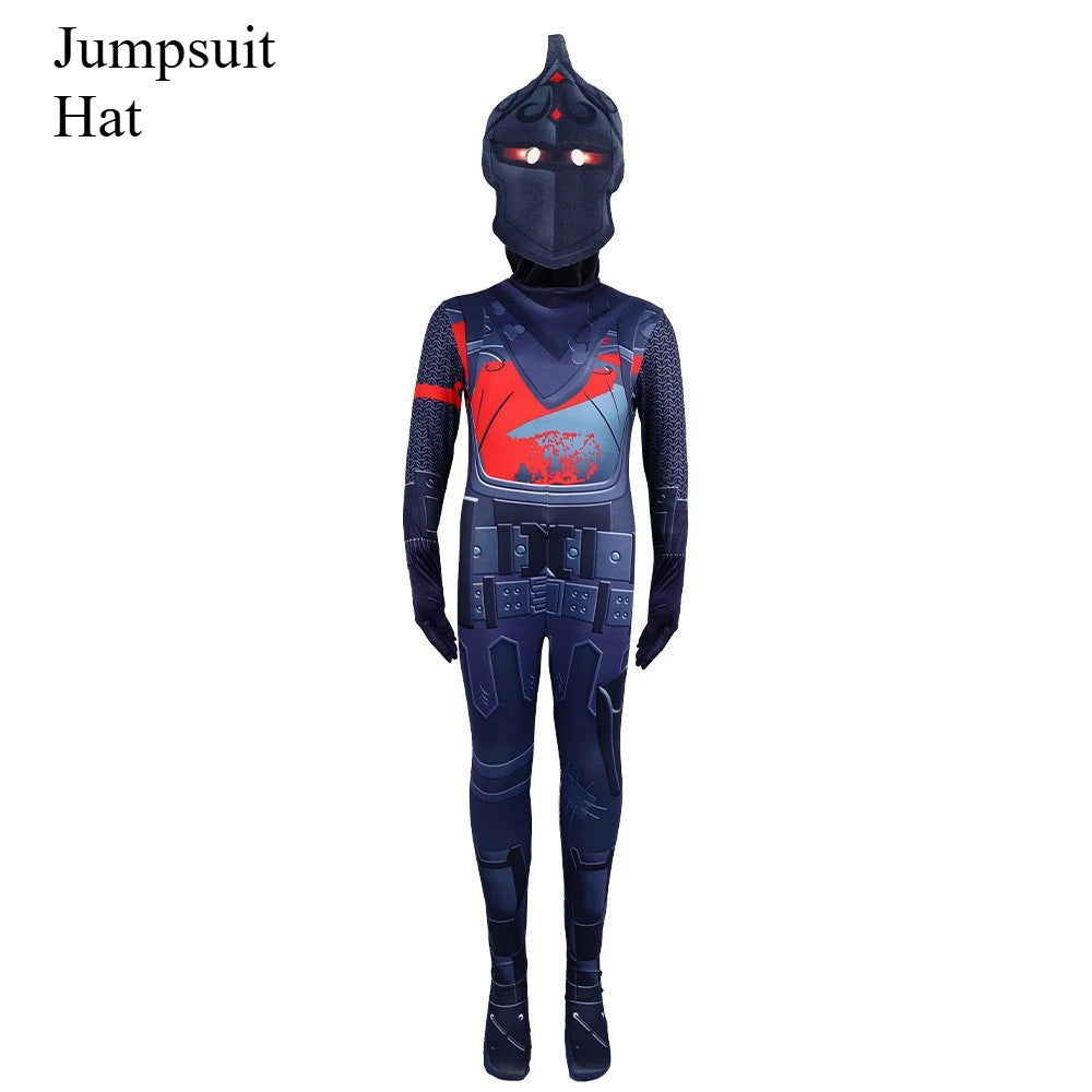 Game Skin Outfit Fortnites Cosplay Jumpsuit Fishstick Omega Knightfall Role Play Clothes Fancy Suit Hat for Carnival Party