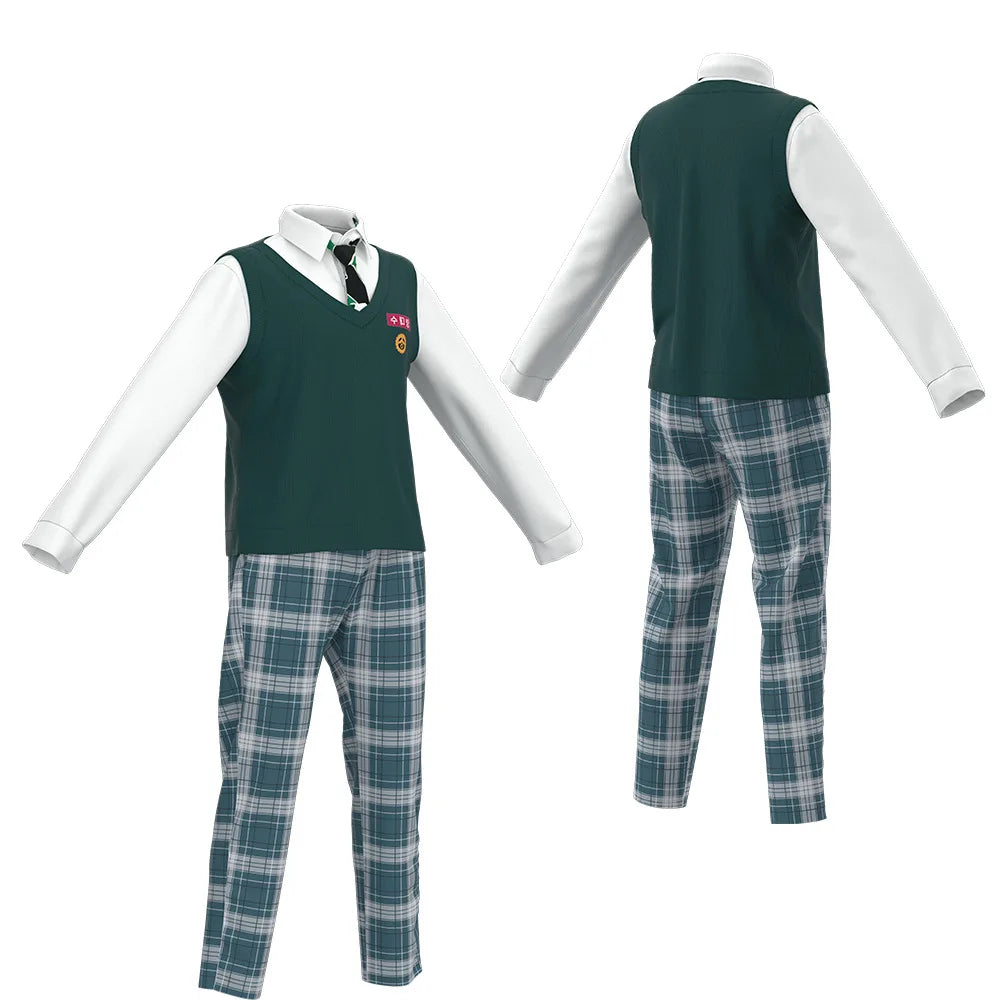 All of Us Are Dead Cosplay 지금 우리 학교는 Sweatshirt Men Casual Zip Up Uniform Jacket Coat Pants Print Joggers Trousers