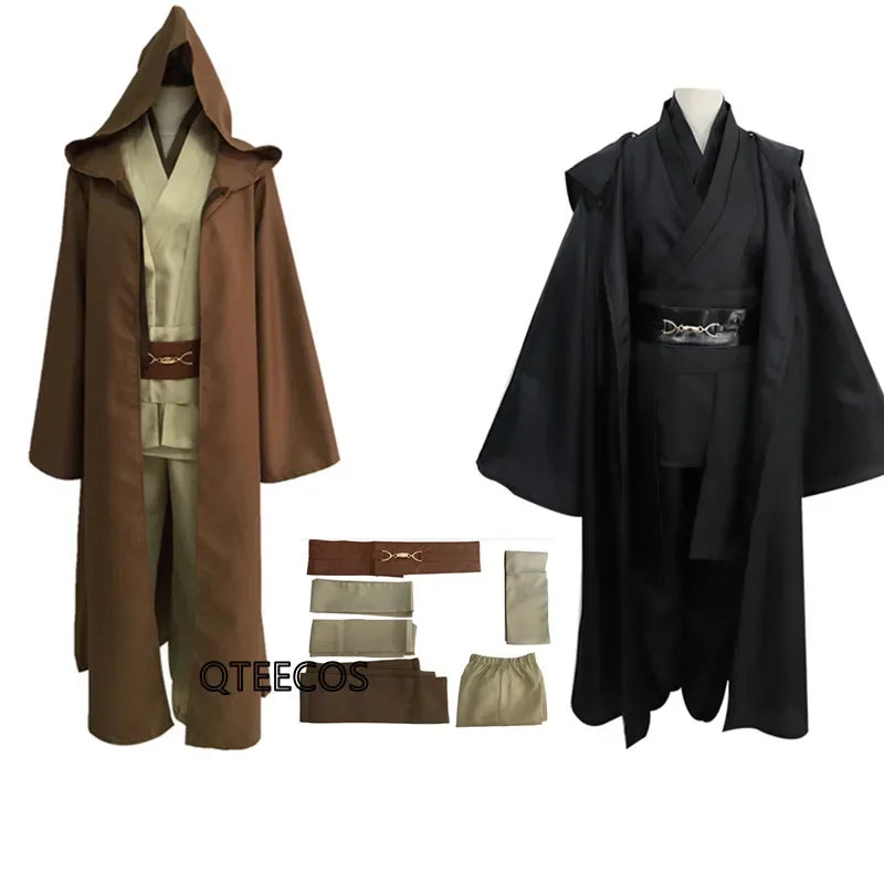 Star Cosplay War Anime Jedi Costume Anakin Replica Rob Halloween Outfits Clothes For Women Men Plus Size 4XL