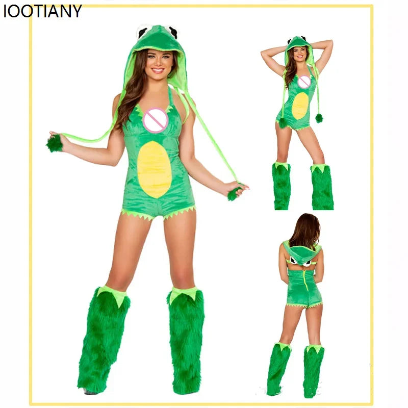 Anime Rabbit Fox CatwomanFancy Dress Carnival Party Stage Performance Dress Up Women Sexy Furry Cartoon Animal Cosplay Costumes