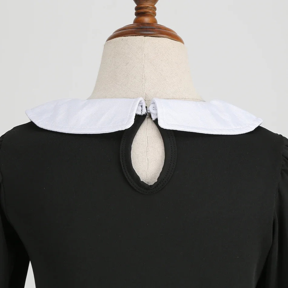 Adams Dress Girl Costume for Girls Black Dress Halloween