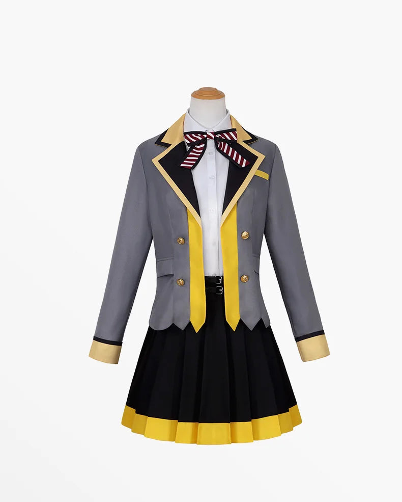 ANIMECC in Stock S-3XL Tenma Saki Hoshino Ichika Hinomori Shiho Mochizuki Honami Cosplay School Outfit Wig Halloween for Women