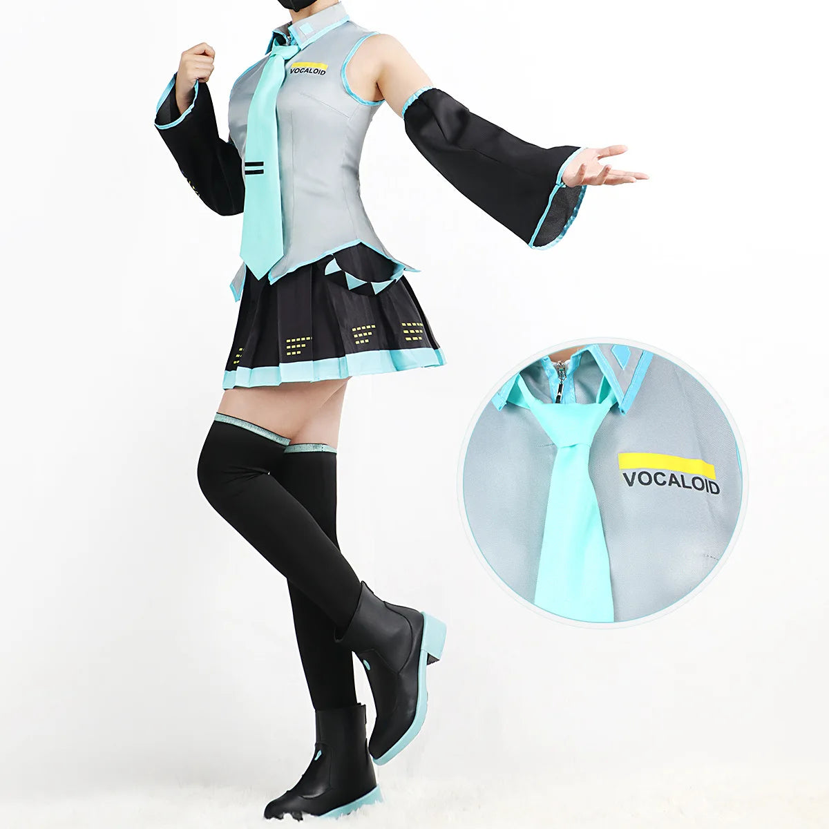 Anime Character Performance Clothes Hatsune Anime Clothes Cosplay Clothes Skirt Same Suit Wig Accessories Halloween