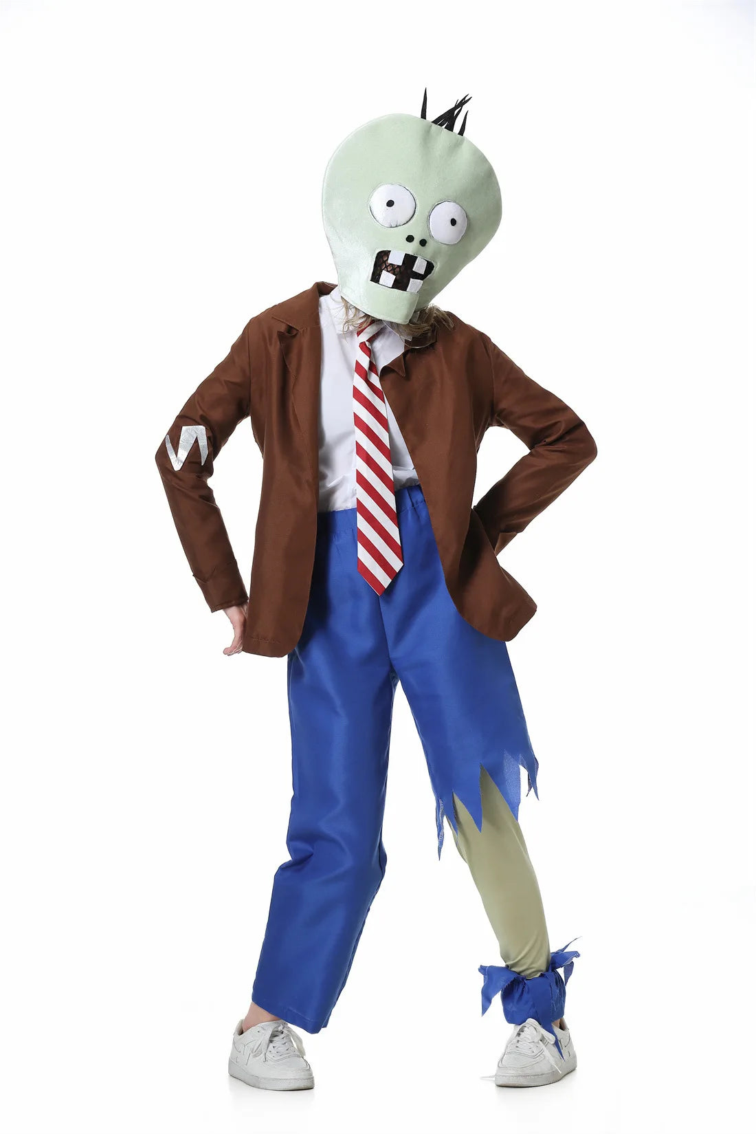 Adults Boys Halloween Cosplay Funny Game Zombies Novelty Costtume Mask Outfit Clothes Festival Carnival Dress Up Party Suit