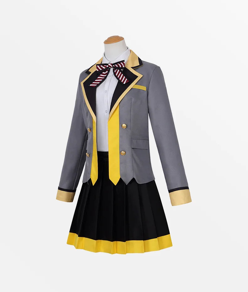 ANIMECC in Stock S-3XL Tenma Saki Hoshino Ichika Hinomori Shiho Mochizuki Honami Cosplay School Outfit Wig Halloween for Women