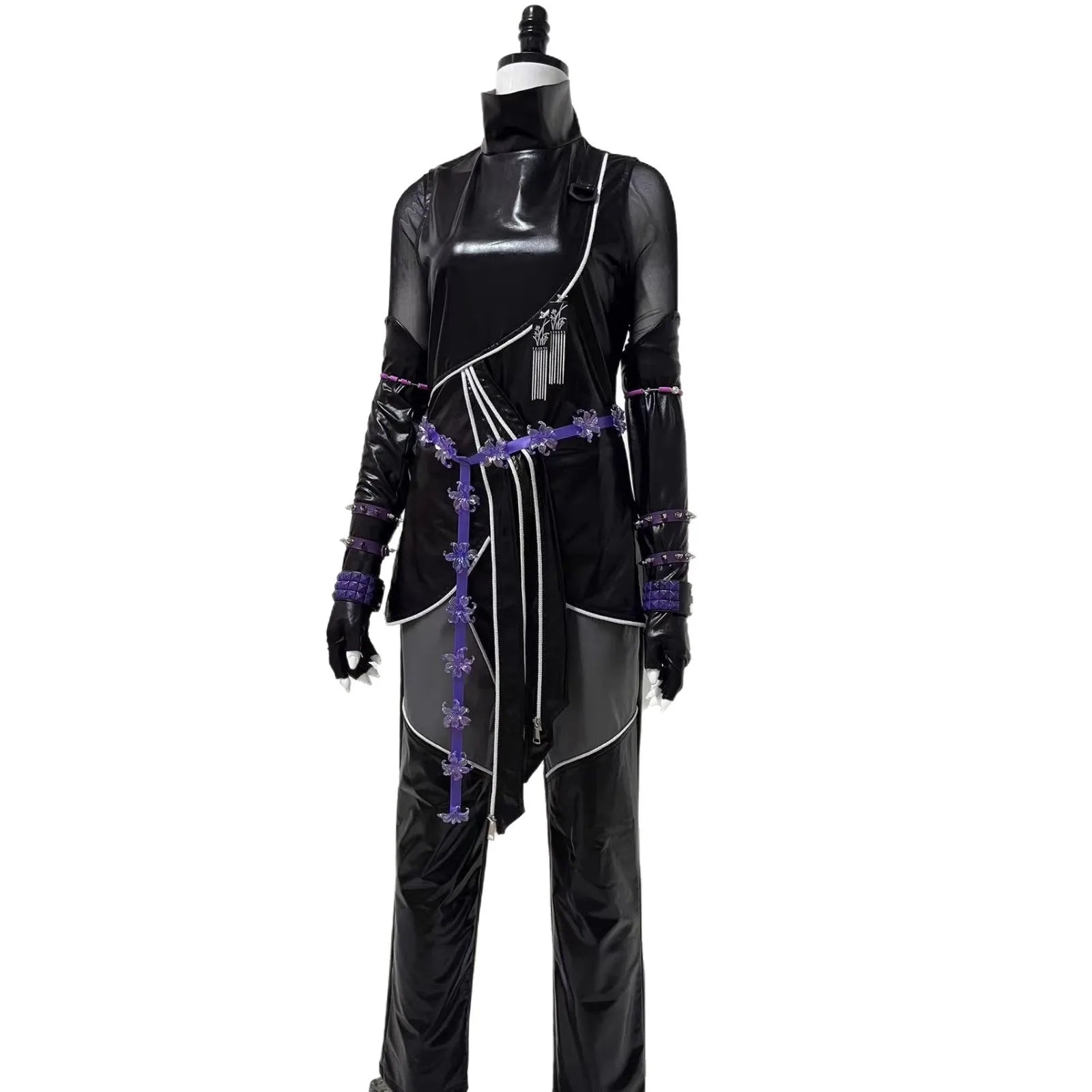 Anime KPOP Huntrix Mira Rumi Zoey Cosplay Kids Costume Wig KPop Demon Hunters Uniform For Women Girls Halloween  Party Props