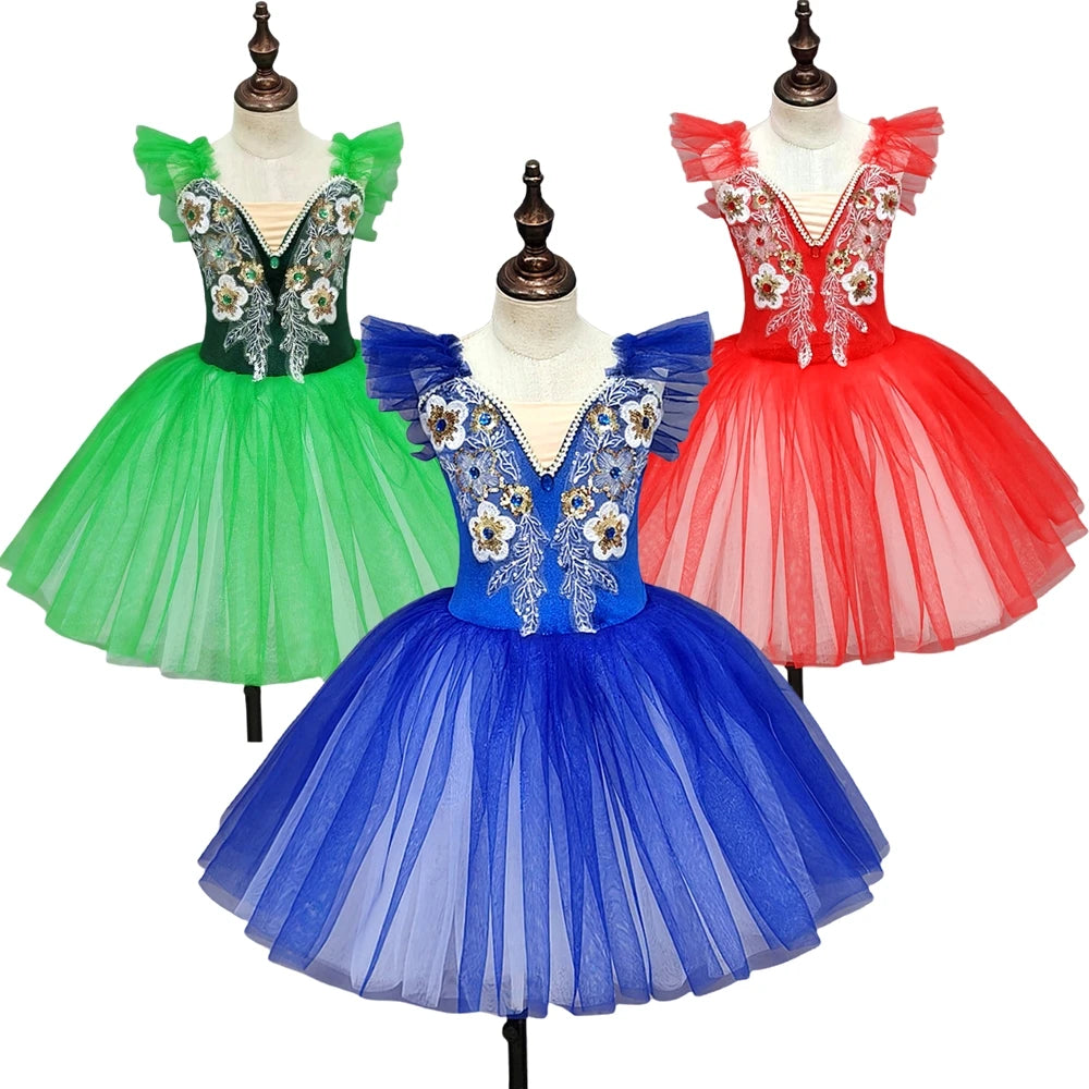 Children's ballet skirt girls dance skirt children's program collective performance costumes dance performance costumes