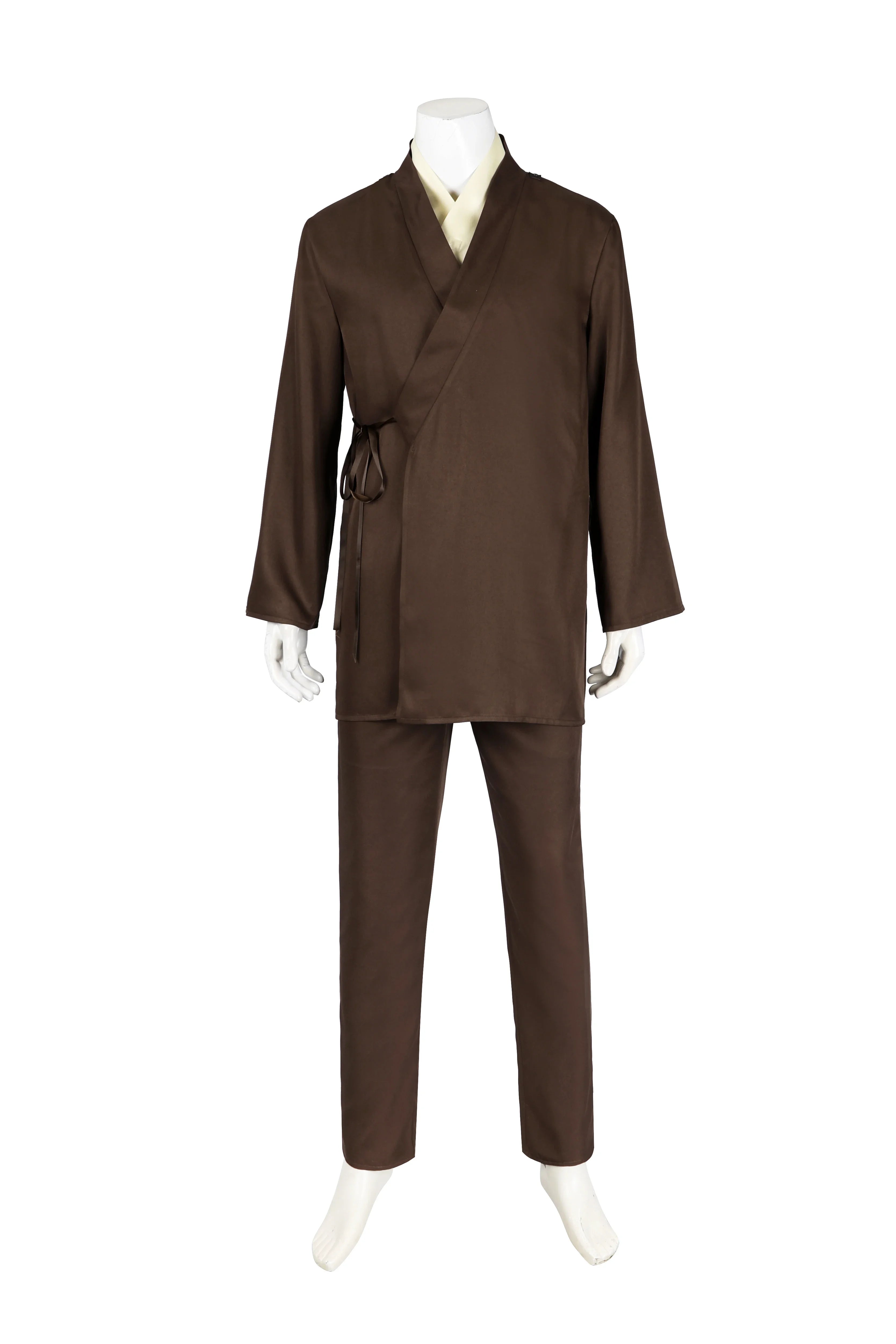 Anakin obiwan kenobi cosplay Costume Knight Adults Men Hooded Uniform Full Set for Halloween Carnival Role Playing Costume