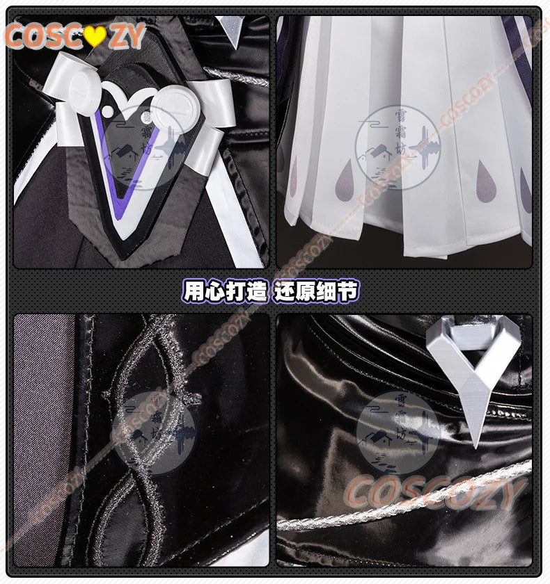 Game ZZZ Zenless Zone Zero Vivian Cosplay Costume Wig Dress Uniform Headwear Mockingbird Carnival Party Women Girls Con Clothes