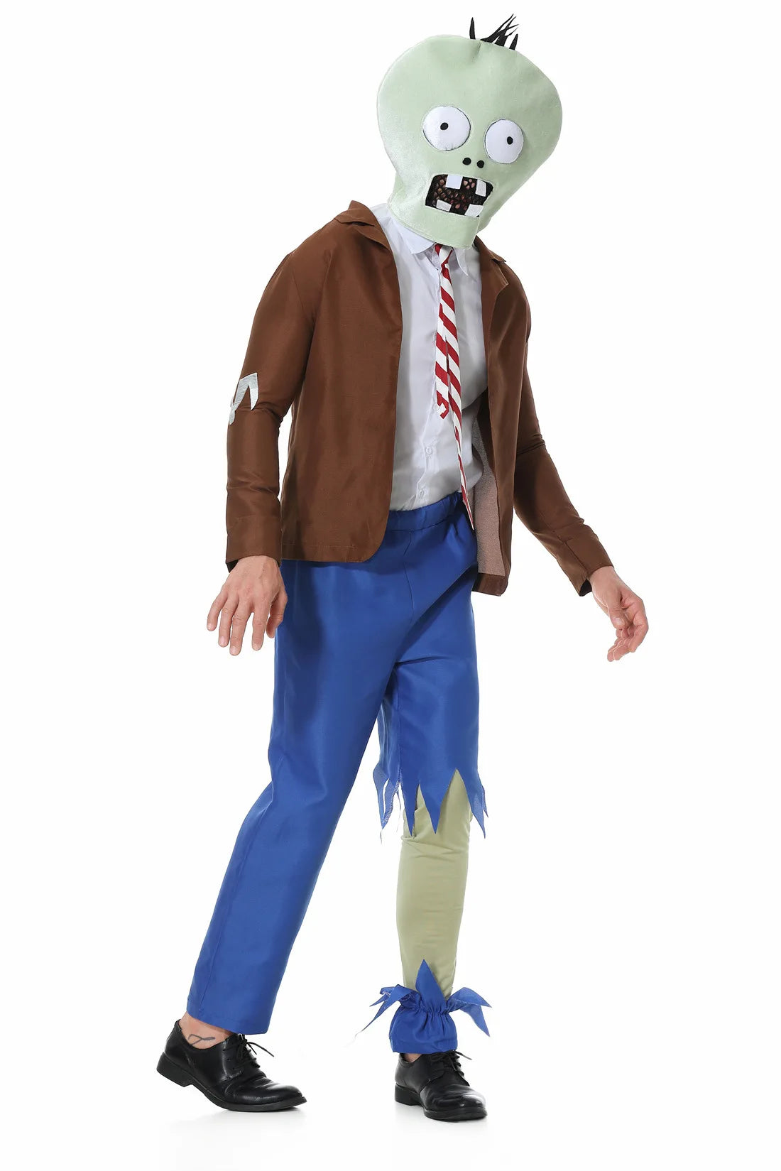 Adults Boys Halloween Cosplay Funny Game Zombies Novelty Costtume Mask Outfit Clothes Festival Carnival Dress Up Party Suit