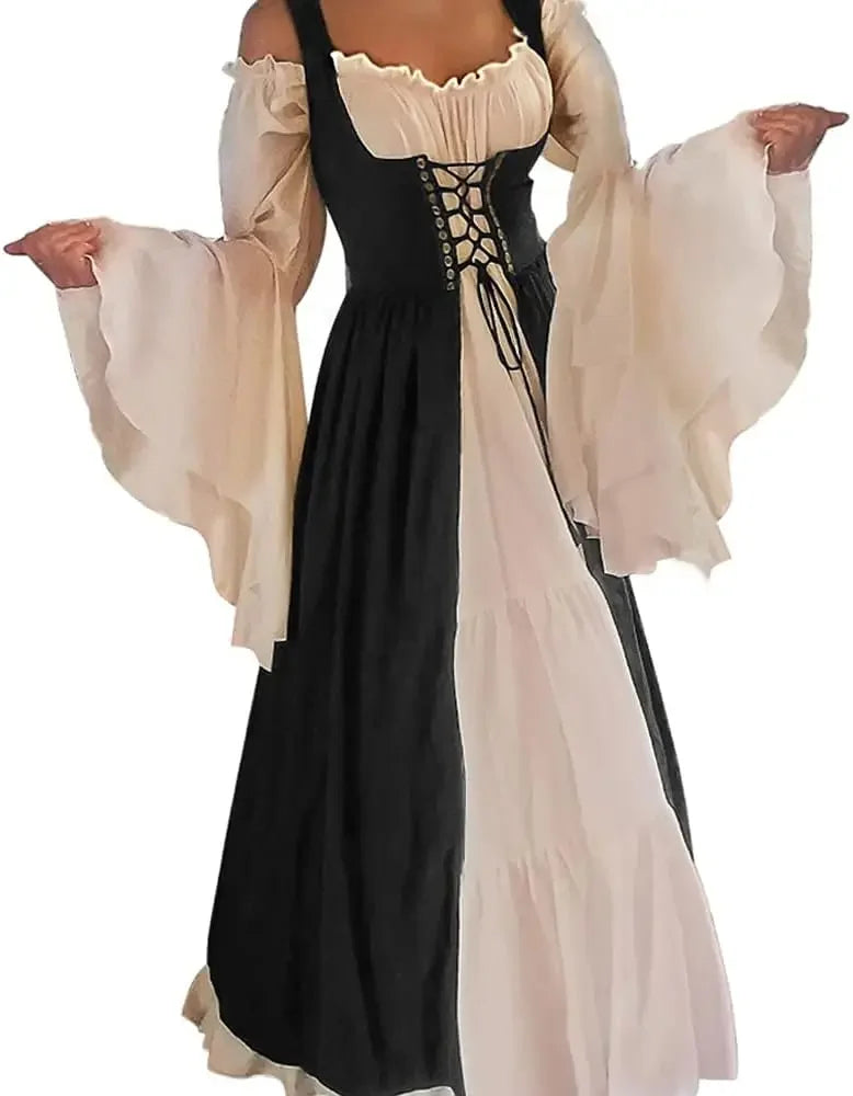 Cosplay Womens'S Medieval Renaissance Costume Cosplay Over Suit Dress Vest Victoria Princess Steam Punk Strap Plus Size