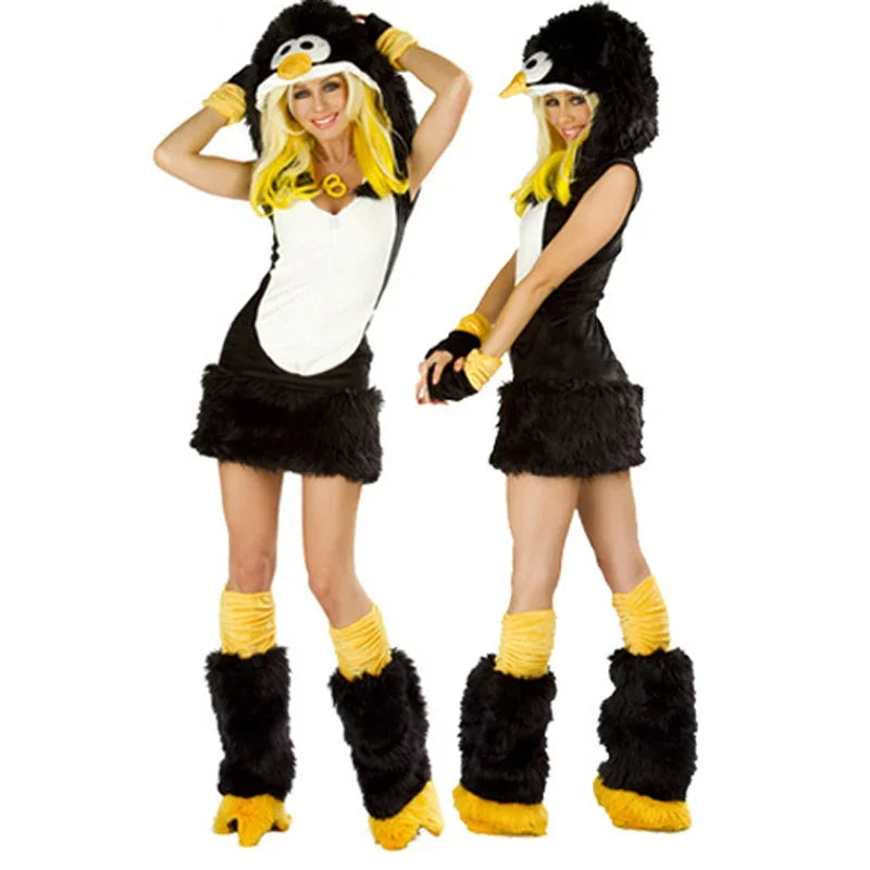Anime Rabbit Fox CatwomanFancy Dress Carnival Party Stage Performance Dress Up Women Sexy Furry Cartoon Animal Cosplay Costumes