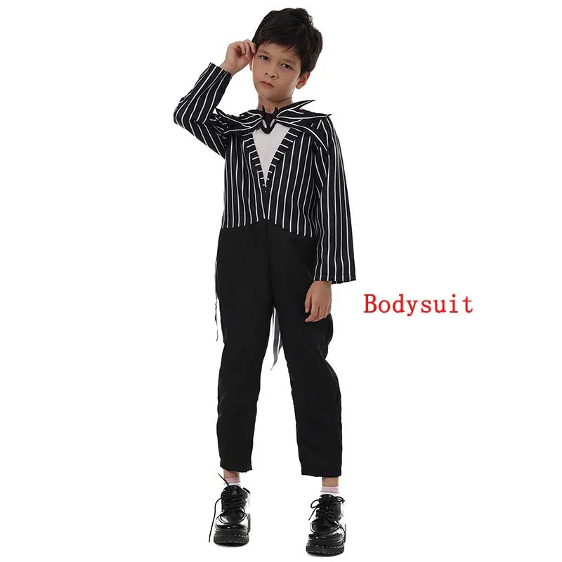 2025 Boys Girls Halloween Cosplay Costume Sally Jack Nightmare Before Xmas Kid Role Play Dress Carnival Party Clothes