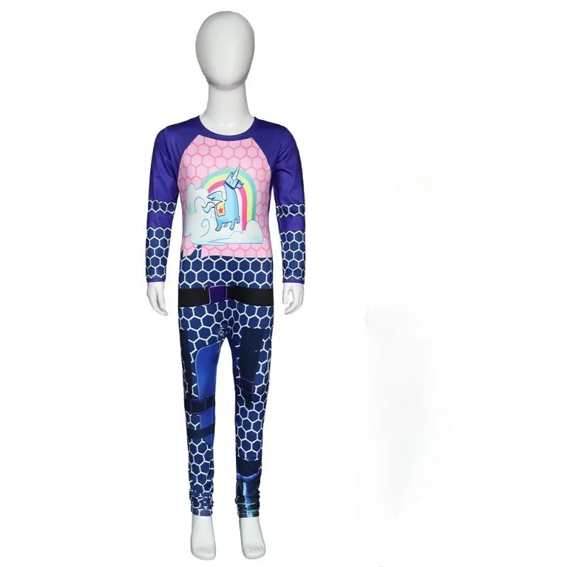 Game Skin Outfit Fortnites Cosplay Jumpsuit Fishstick Omega Knightfall Role Play Clothes Fancy Suit Hat for Carnival Party