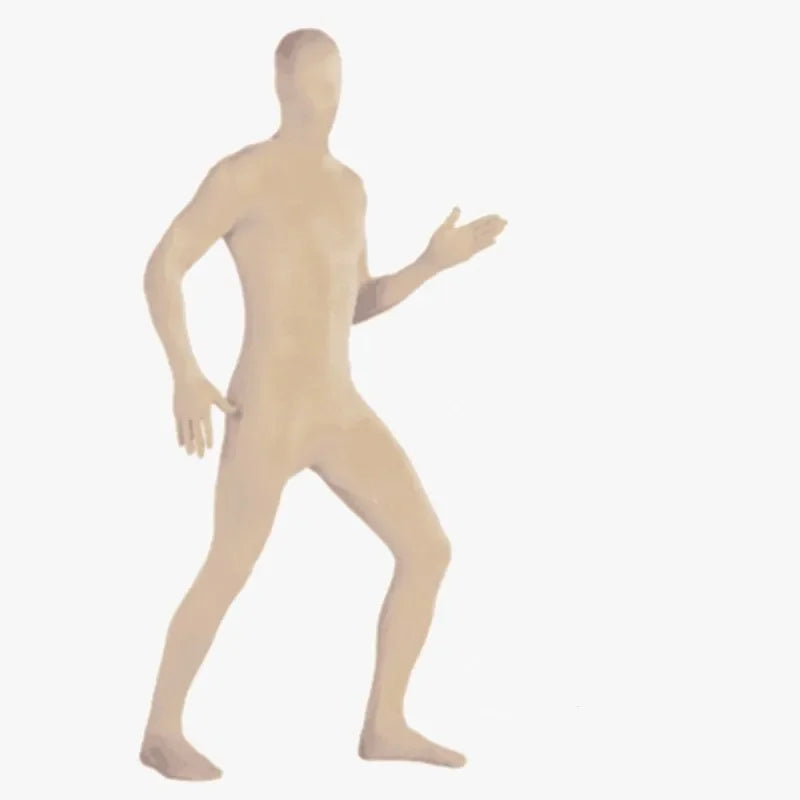 Dancing Full Body Zentai Adult Novelty Cosplay Costumes Spandex Black Suit Tight One Piece Catsuit Halloween Men Women Bodysuit