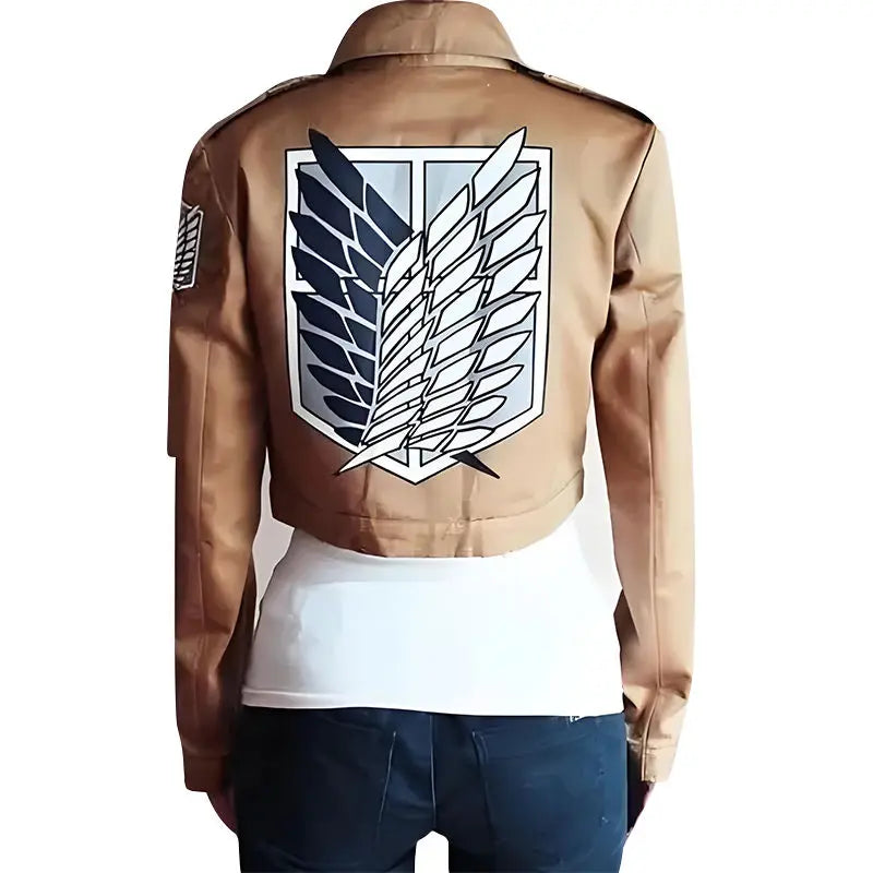 Anime Attack on Titan Levi Ackerman Mikasa Eren Jaeger Soldier Commander Cosplay Suit Belt Investigation Corps Freedom Wings