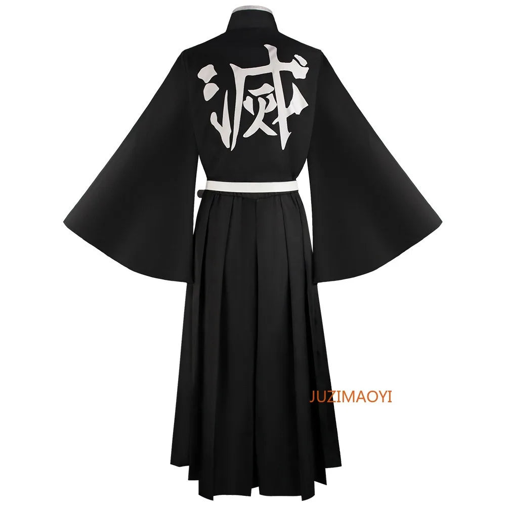 Aime Tokitou Muichirou Cosplay Costume Demon Slayer Cosplay Kimetsu No Yaiba Kisatsutai Uniform Wig Halloween Costume for Woman