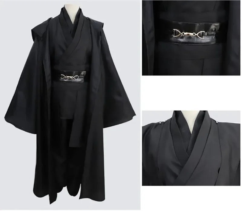 Star Cosplay War Anime Jedi Costume Anakin Replica Rob Halloween Outfits Clothes For Women Men Plus Size 4XL