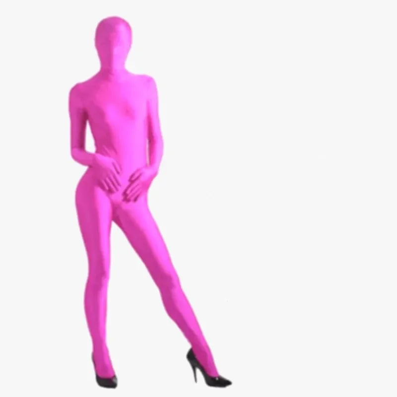 Dancing Full Body Zentai Adult Novelty Cosplay Costumes Spandex Black Suit Tight One Piece Catsuit Halloween Men Women Bodysuit