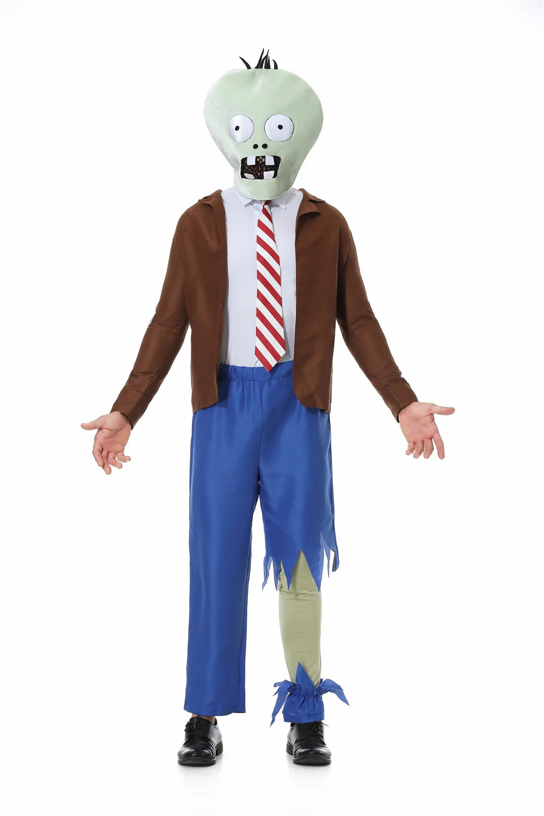 Adults Boys Halloween Cosplay Funny Game Zombies Novelty Costtume Mask Outfit Clothes Festival Carnival Dress Up Party Suit