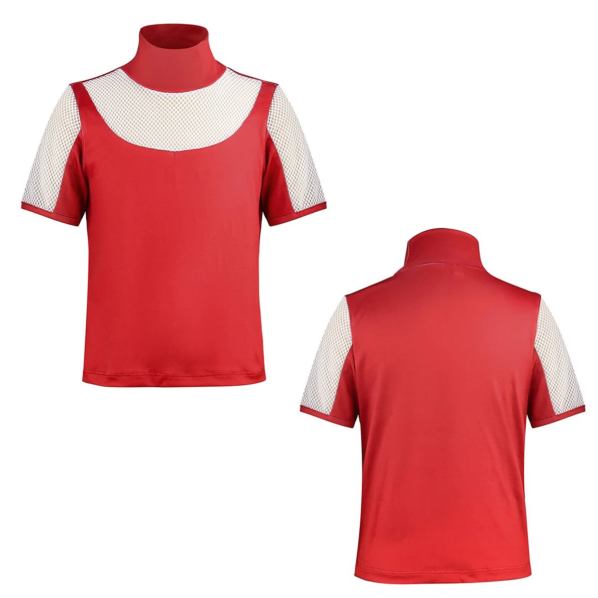 2025 Nova Zombies Cheerleader Costume Girls Mesh Top Short Skirt/Pants Hooded Coat Uniform Set Zombies for Children