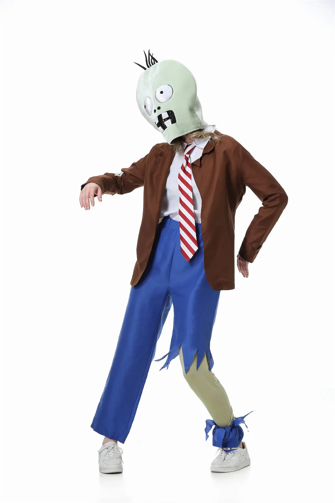 Adults Boys Halloween Cosplay Funny Game Zombies Novelty Costtume Mask Outfit Clothes Festival Carnival Dress Up Party Suit