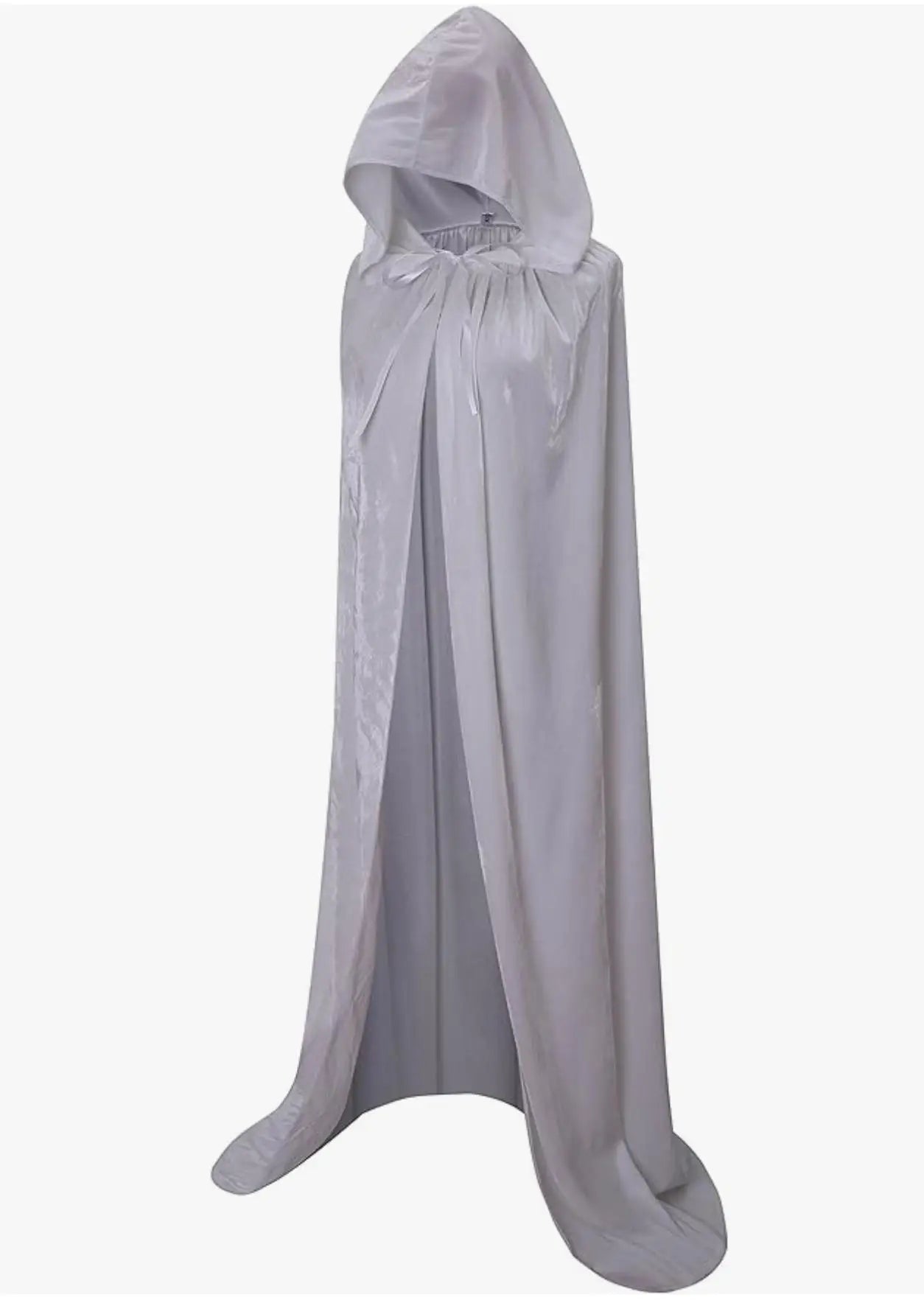 Christmas Velvet Halloween Grim Reaper Cloak long Hooded cape Unisex for  Devil Witch Wizard Christmas Cosplay red Death cloak