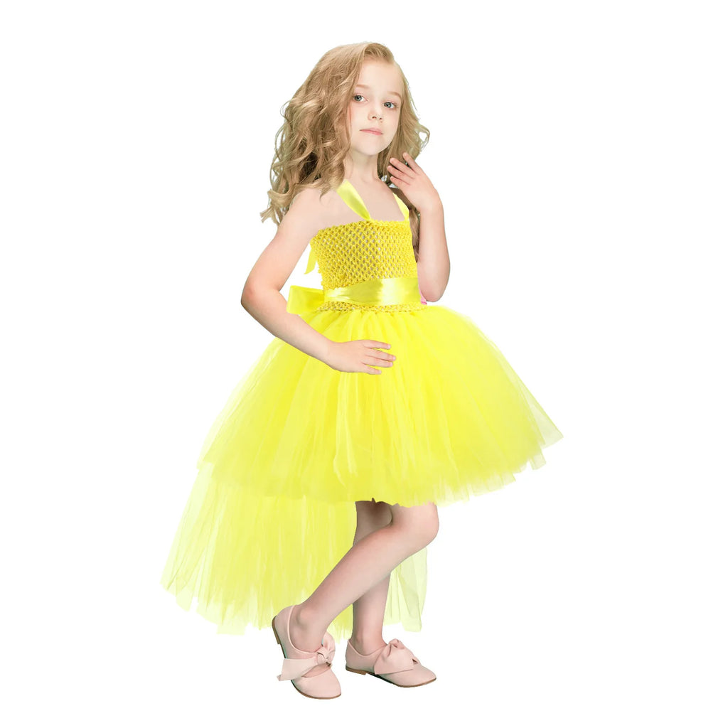 Halloween Witch Princess Dress Birthday Party Cosplay Angel Jumpsuit Children Mesh Tutu Pink Lace Sling vampire Costume for Girl