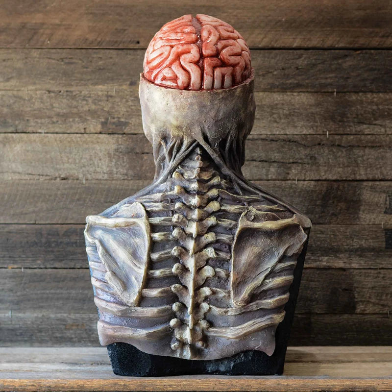 Newest Skeleton Bio-Mask Halloween Horror Mask Party Cosplay Props Silicone Full Cap Skull Cap Hat Clothing accessories