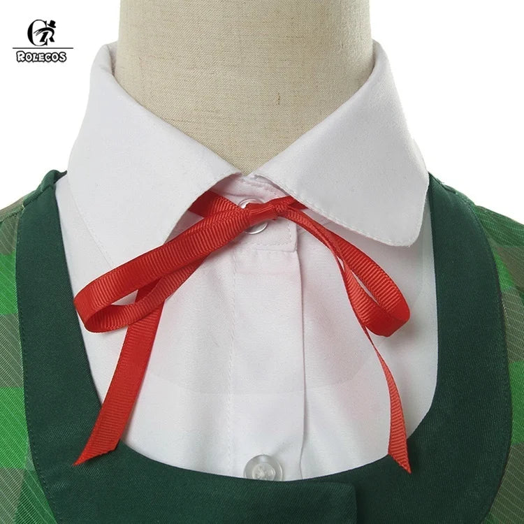 Animal Crossing Isabelle Cosplay Costume Game Animal Crossing New Horizons Costume Women Uniform Outfit Tail Headwear