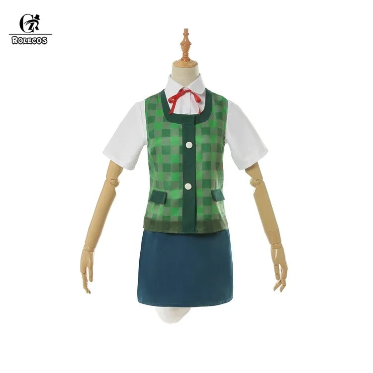 Animal Crossing Isabelle Cosplay Costume Game Animal Crossing New Horizons Costume Women Uniform Outfit Tail Headwear
