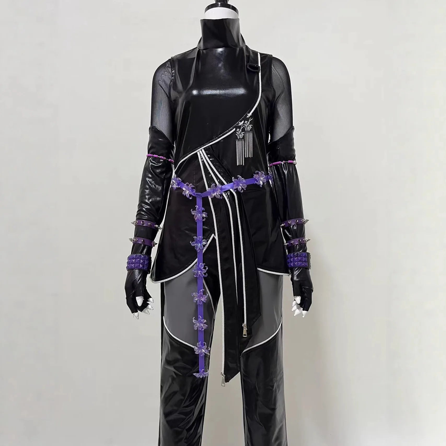 Anime KPOP Huntrix Mira Rumi Zoey Cosplay Kids Costume Wig KPop Demon Hunters Uniform For Women Girls Halloween  Party Props