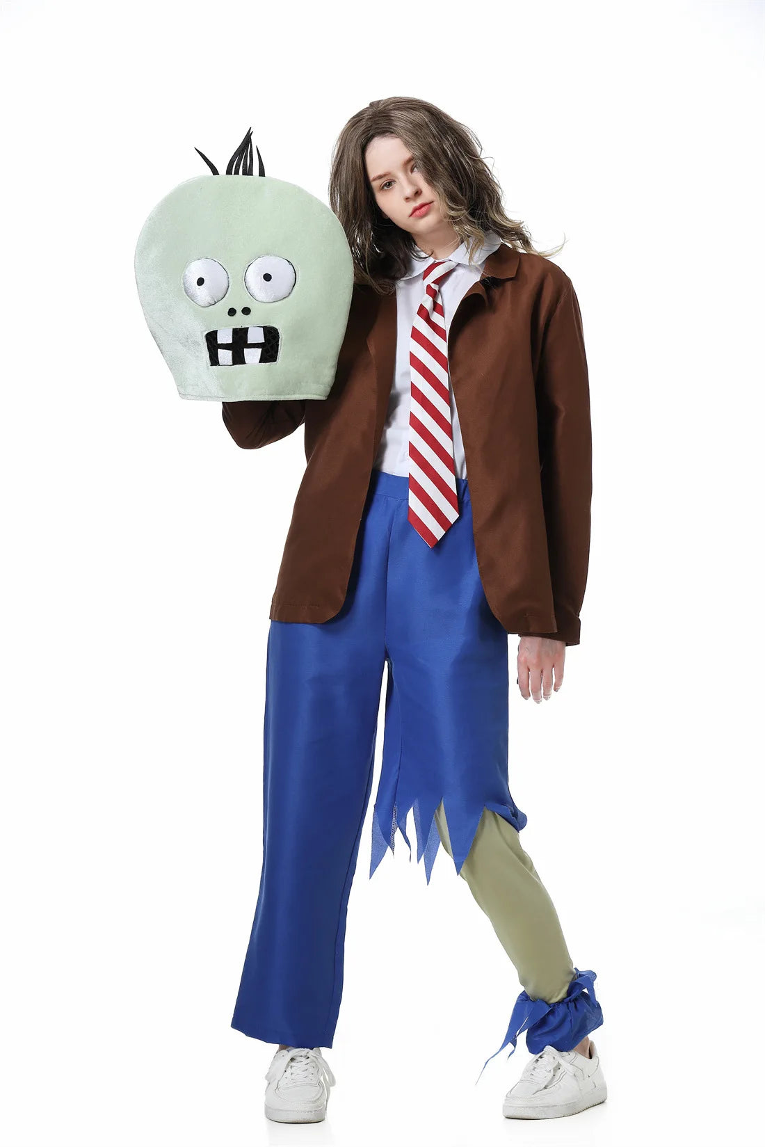 Adults Boys Halloween Cosplay Funny Game Zombies Novelty Costtume Mask Outfit Clothes Festival Carnival Dress Up Party Suit