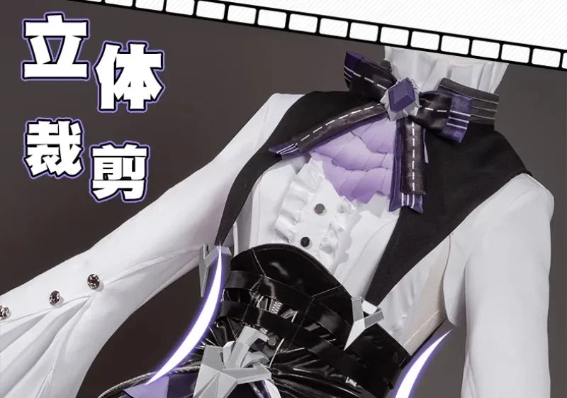 Game ZZZ Zenless Zone Zero Vivian Cosplay Costume Wig Dress Uniform Headwear Mockingbird Carnival Party Women Girls Con Clothes