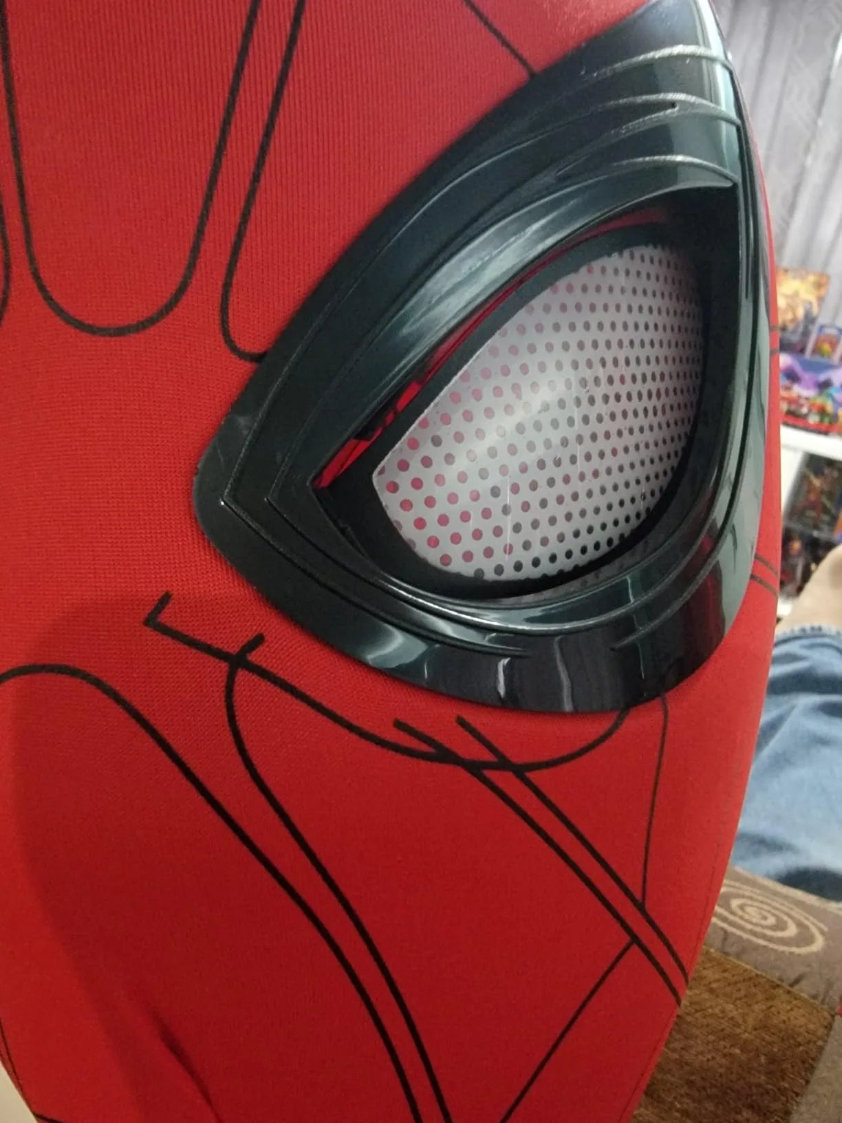 Spider-Man Mask Halloween Cosplay For Adults Gift Spider Man  Masks Remote Moving Eyes Christmas Gift Miles Adult Spiderman mask