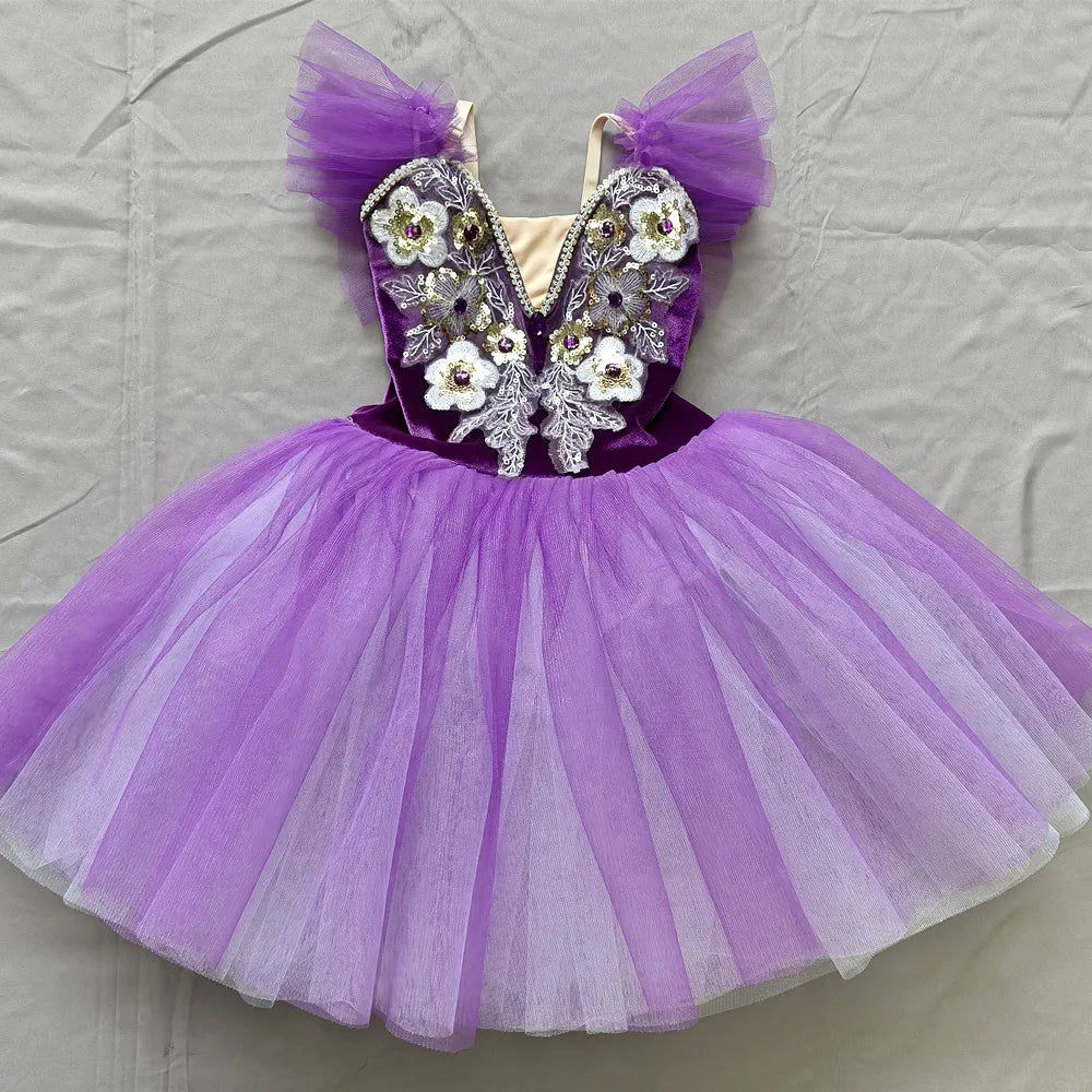 Children's ballet skirt girls dance skirt children's program collective performance costumes dance performance costumes