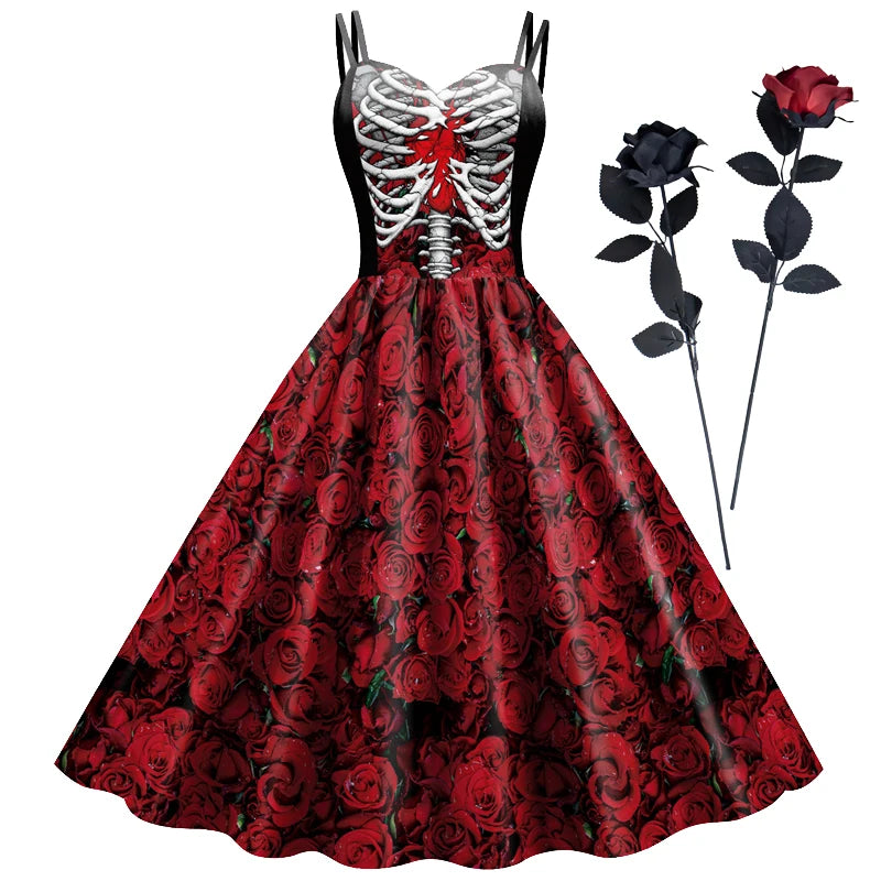 Kids Halloween Cosplay Vampire Costume Girl Black Tutu Dress Carnival Costumes for Kids Gothic Horror Clothes Halloween Gifts