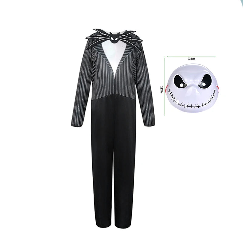 2025 Boys Girls Halloween Cosplay Costume Sally Jack Nightmare Before Xmas Kid Role Play Dress Carnival Party Clothes