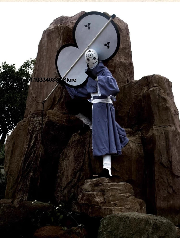 Uchiha Obito Anime Cosplay Costumes Halloween Costumes For Women Men Japanese Robe Kimono Performance Festival