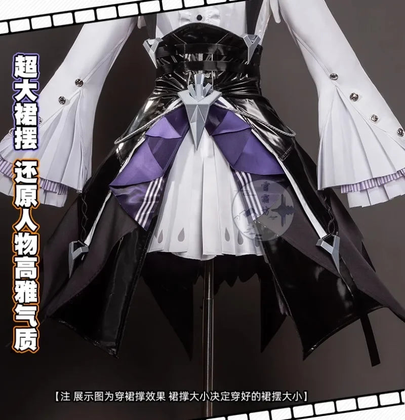 Game ZZZ Zenless Zone Zero Vivian Cosplay Costume Wig Dress Uniform Headwear Mockingbird Carnival Party Women Girls Con Clothes