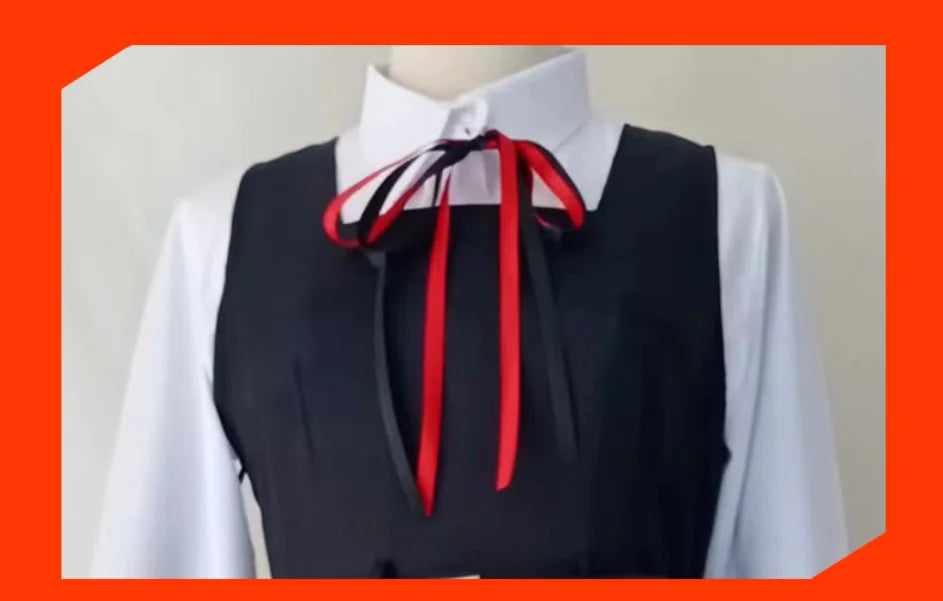 Anime Chainsaw Man Mitaka Asa Cosplay Costume Japan and South Korea JK School Uniform Shirt Dress Wig Woman Cute Campus Suit