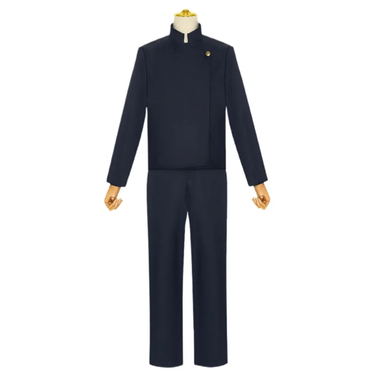Gojo Satoru Cosplay Costumes pour hommes, Anime  iforme de lycée, Perruque trempée, Costume d'Halloween, Vêtements pour adultes