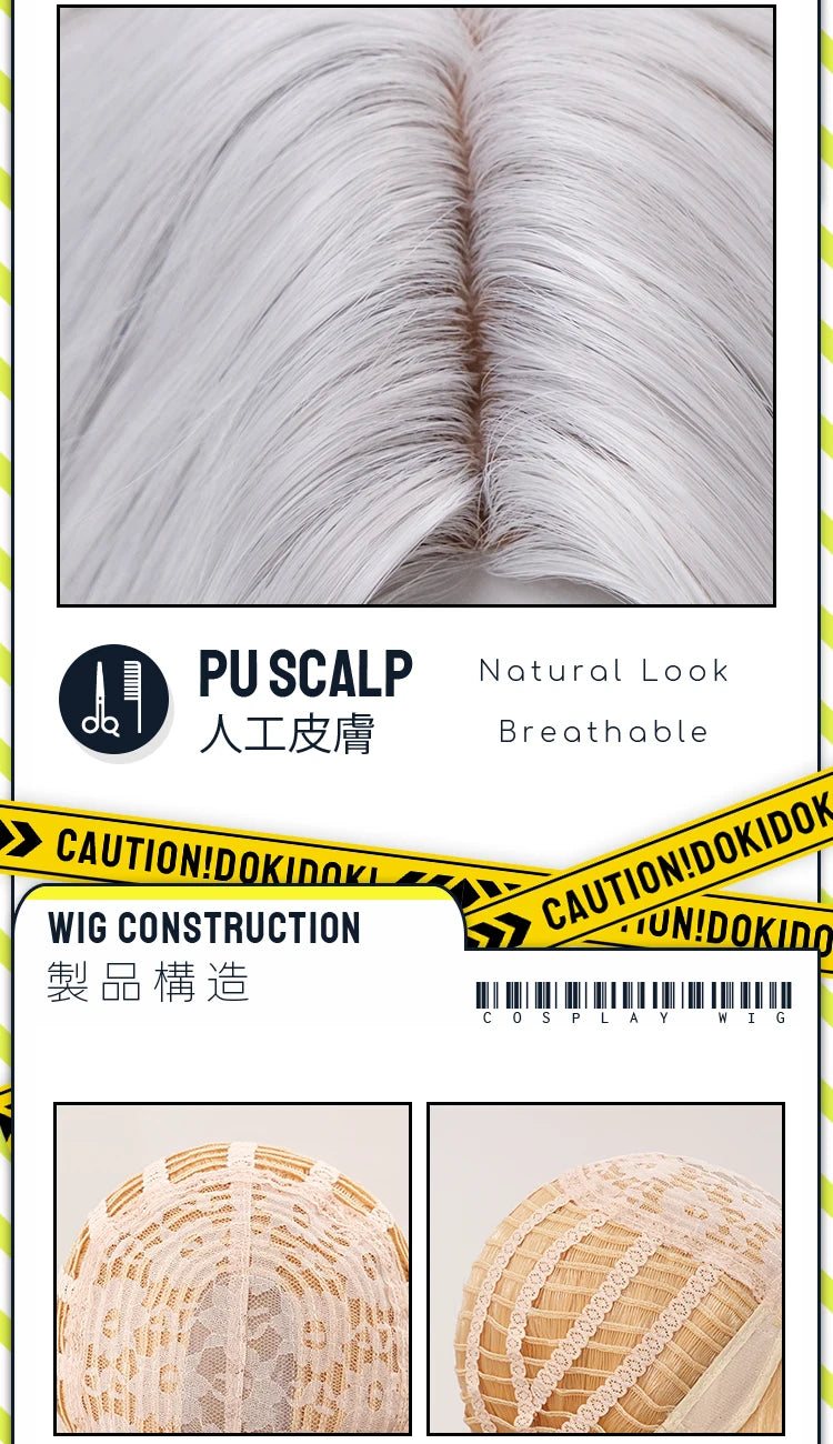 IN STOCK Maelle Gustave Lune Vierso Sciel Wig Game Clair Obscur:Expedition 33 Cosplay DokiDoki Hair Maelle Halloween Free Cap