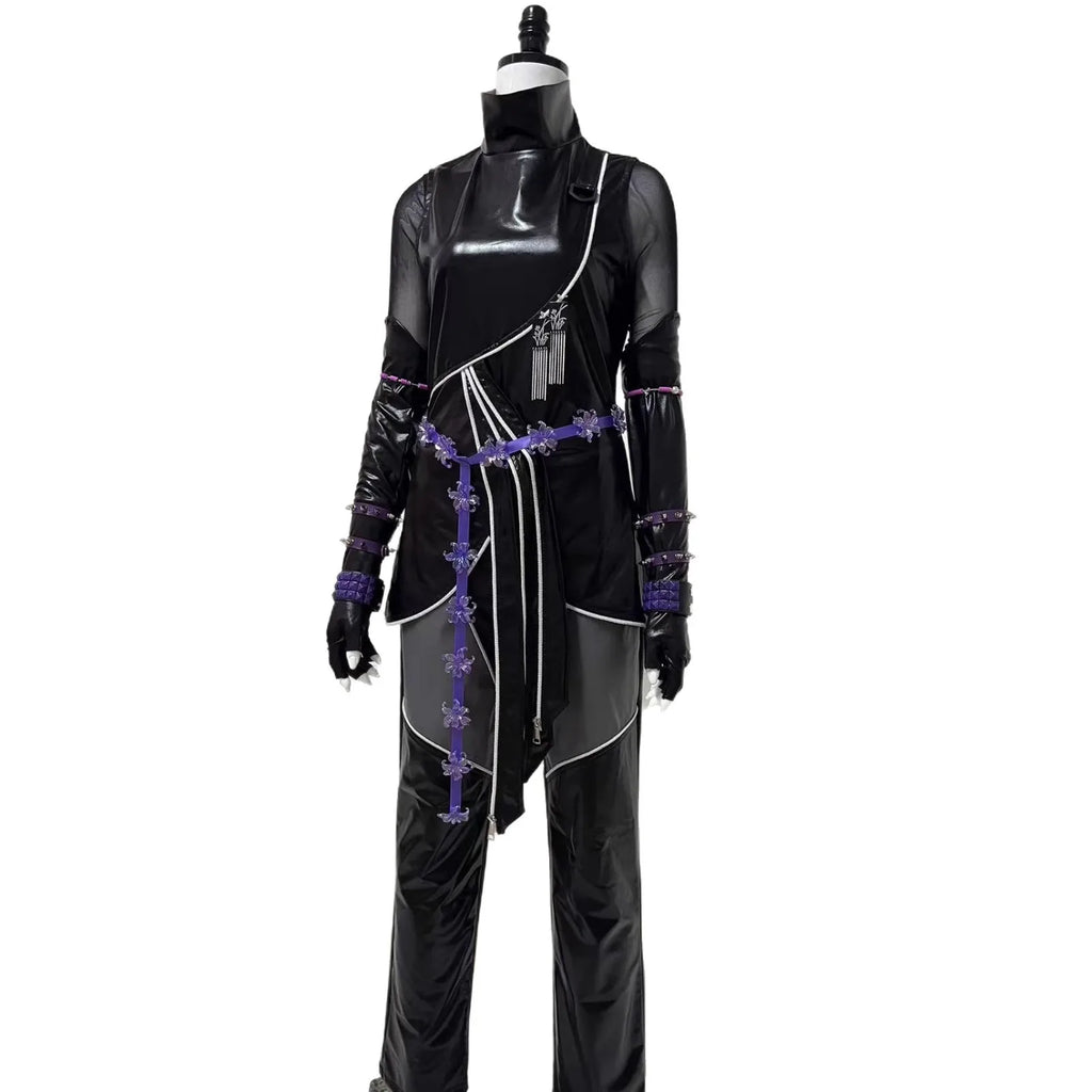 Anime KPOP Huntrix Mira Rumi Zoey Cosplay Kids Costume Wig KPop Demon Hunters Uniform For Women Girls Halloween  Party Props