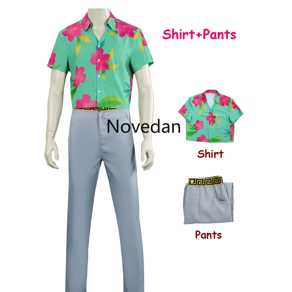 Demon Hunters Saja Boys Abby Cosplay Costume Wig Hat T Shirt TShirt Pants Men Kids Roleplay Outfit Halloween Carnival Suit