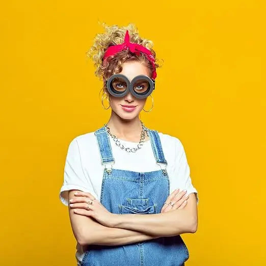 3 Piece Halloween Party Costume Accessories Minions Adult Cosplay Yellow Beanie Goggles Gloves Minions For Halloween Costumes